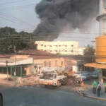 Incêndio destrói predio de Almoxarifado da Secretaria Estadual de Saúde em Cuiabá