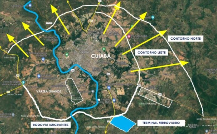 Novo Plano Diretor prevê terminal ferroviário em área estratégica de Cuiabá