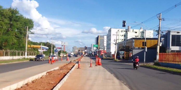 Três intervenções essenciais marcam avanço das obras do BRT em Várzea Grande
