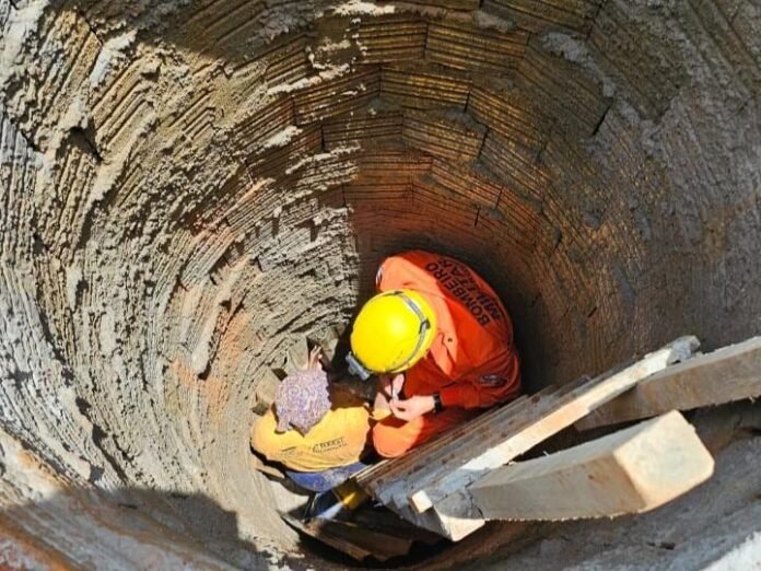 RESGATE POCO - BOMBEIROS